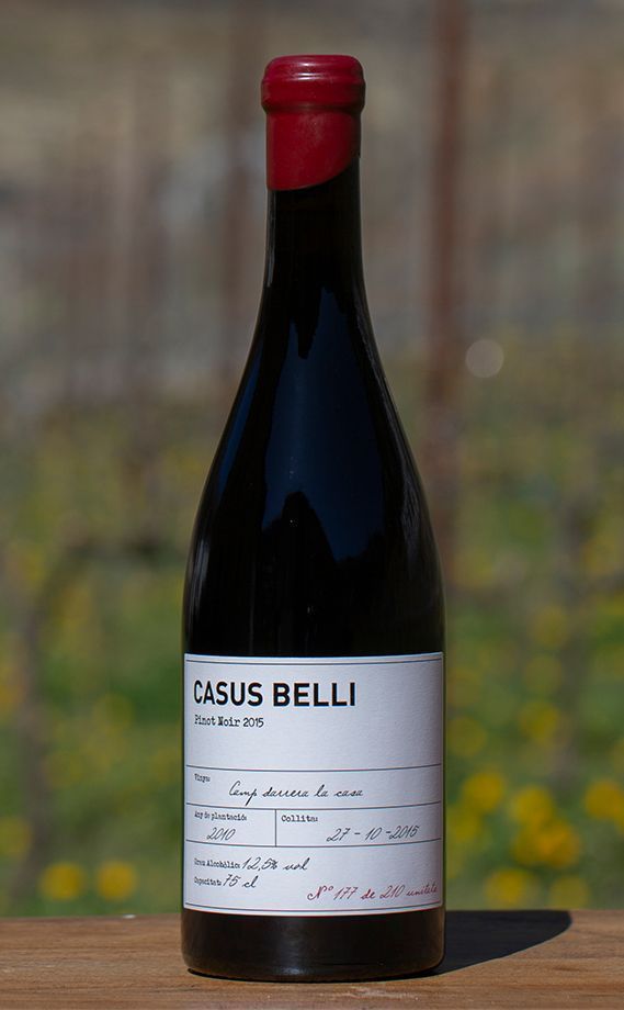 Pinot Noir 2015 vins Casus Belli Andorra Unesco